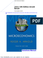 Microeconomics 12th Edition Arnold Solutions Manual