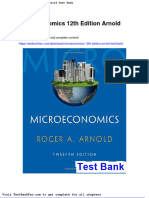 Microeconomics 12th Edition Arnold Test Bank