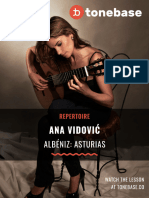 Ana Vidovic - Albeniz - Asturias Leyenda - Tonebase Outline