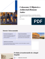 Colosseum: O Bijuterie A Arhitecturii Romane Antice