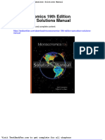Microeconomics 19th Edition Samuelson Solutions Manual