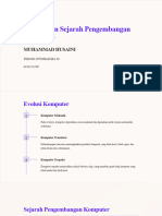 Evolusi Dan Sejarah Pengembangan Komputer