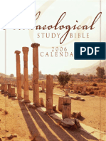 Archaelogical Study Bible Calendar