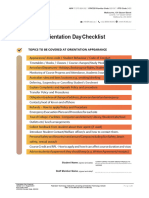 FTI Orientation Day Checklist V2.0