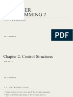 C Programming - Chapter 2 - Control Statement