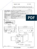 MENTARI 4785 Ru 2002 Amplifier Control Unit Specification