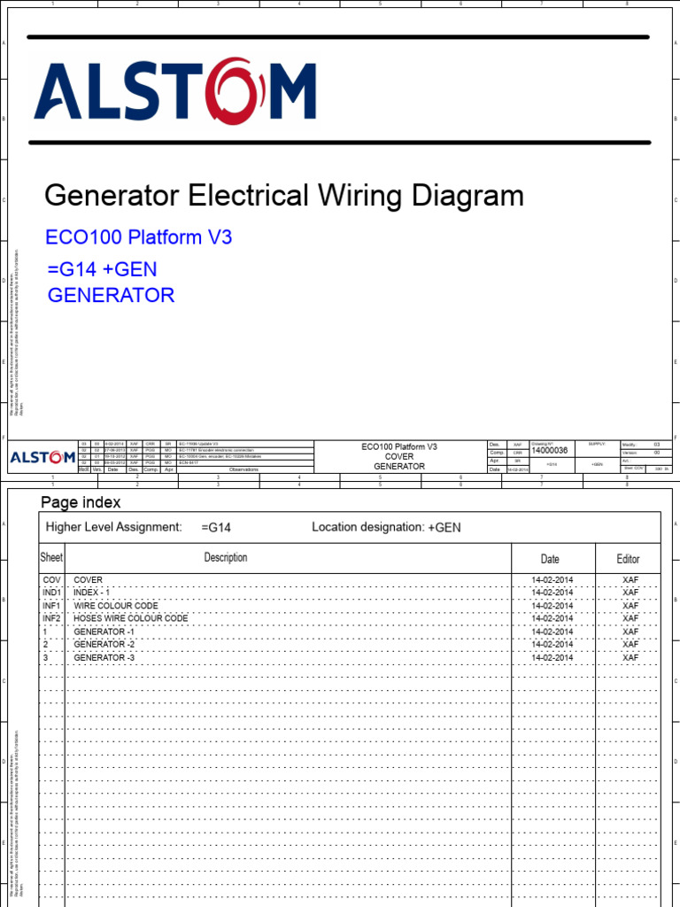ECO100 Generator Wiring Diagram | PDF | Electricity | Electric Power