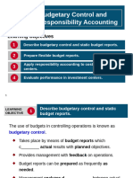 CH 23 Budgetary Control and Responsilbity Accounting