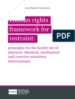 Human Rights Framework Restraint