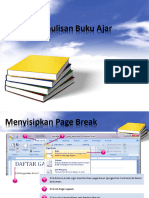 Penulisan Buku Ajar - Menyisipkan Page Break