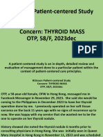 ROJoson Patient-Centered Study: THYROID - OTP23dec18