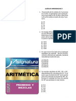 ARITMÉTICA Semana 4