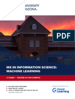 Ms Information Science Machine Learning University Arizona