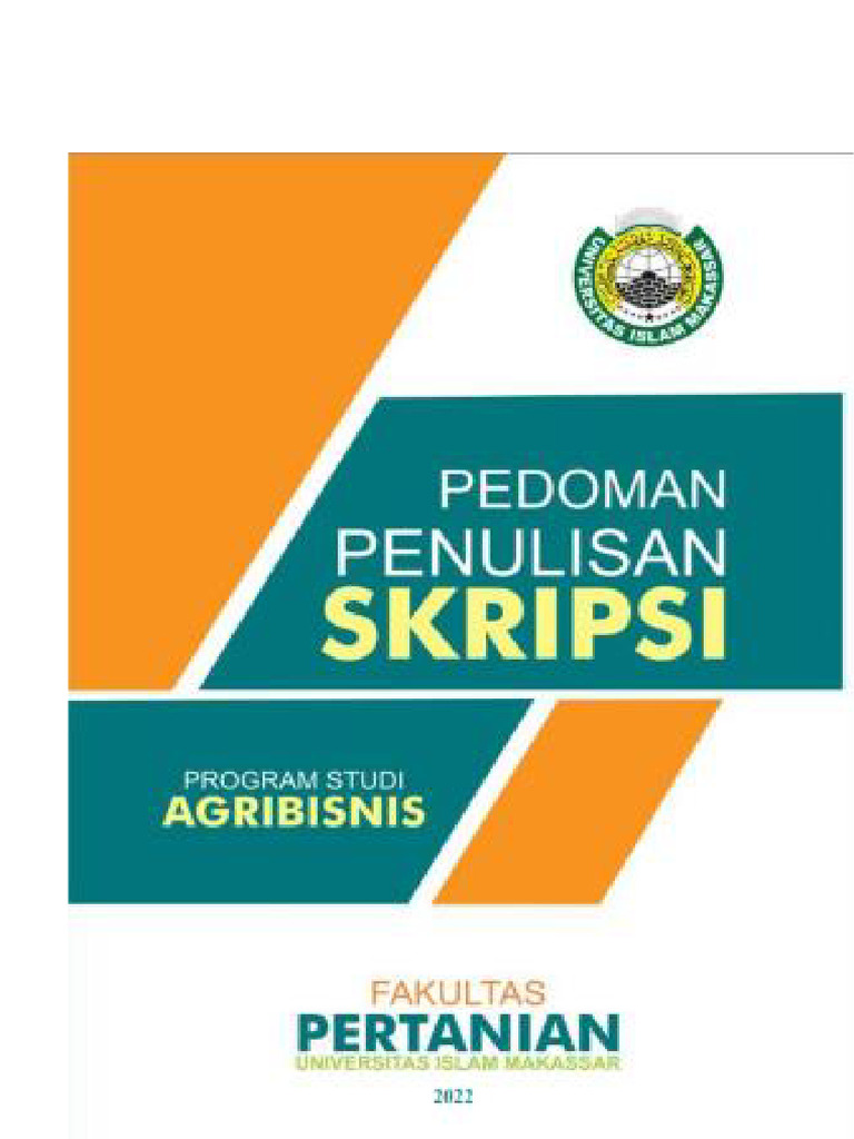 Panduan Skripsi Agribisnis Unila | PDF | Seni | Komputer