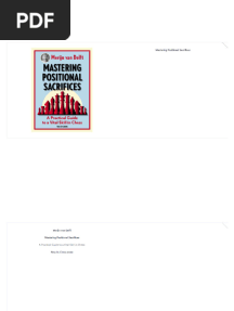 Mastering Positional Sacrifices - M. Van Delft OCR