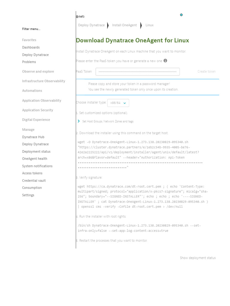 Dynatrace descarga one agent pdf installation computer programs