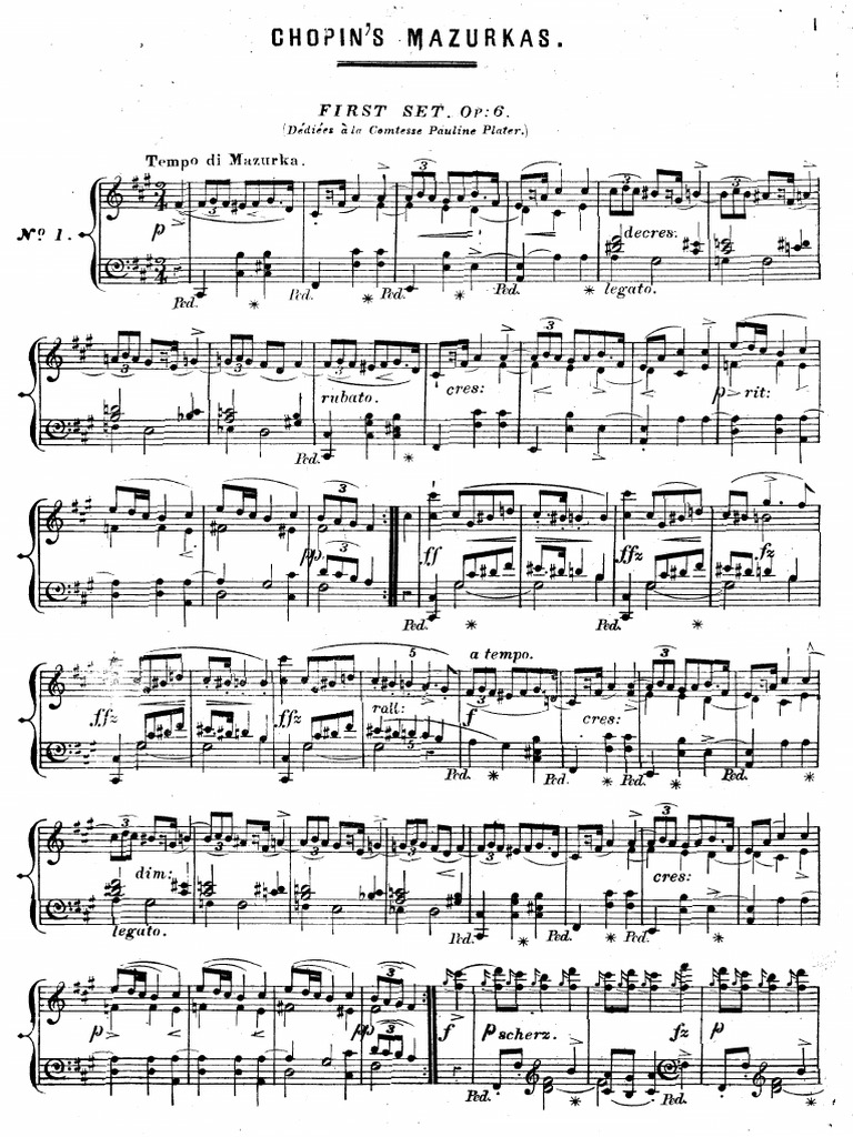 Chopin Mazurkas | PDF