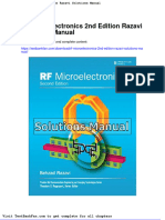 RF Microelectronics 2nd Edition Razavi Solutions Manual