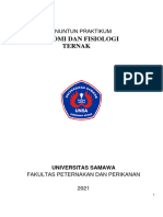 Penuntun Praktikum ANFISNAK (Anatomi Dan Fisiologi Ternak) Preparat Hewan Mati