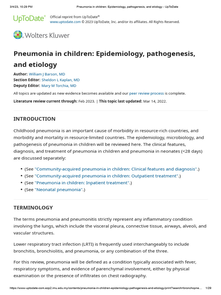 PEDIATRIC PNEUMONIA TREATMENT GUIDELINES 2021 visual data 5