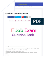 All IT Job Examinationl