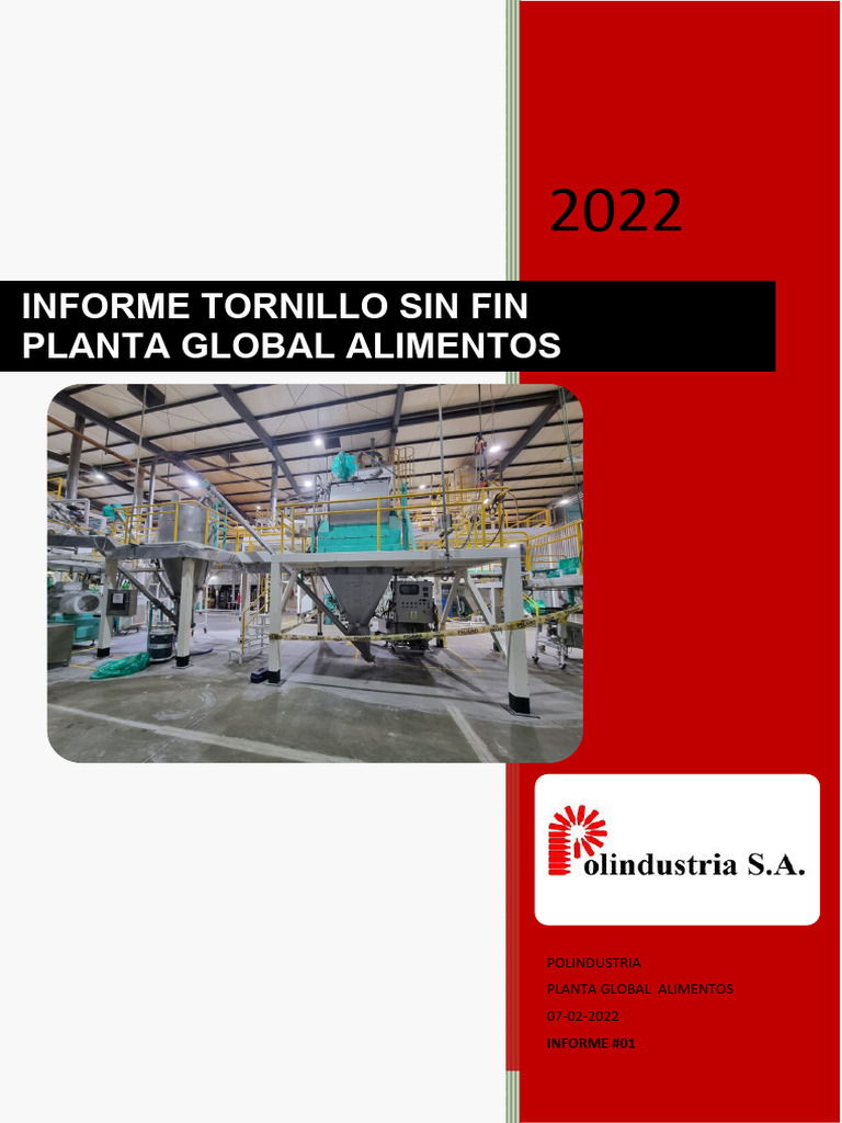 Analisis De Fallas Tornillo Sin Fin Global Alimentos Polindustria