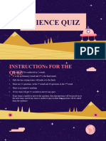 Science Quiz Class 7 To 9 (Final)