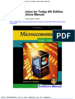 Microeconomics For Today 8th Edition Tucker Solutions Manual