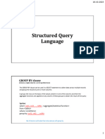 Grouping Records, Joins in SQL