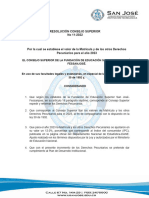 Resolucion Consejo Superior 11 2022 Derechos Pecunarios 31 1 1