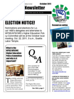 Local 1488 Newsletter, Oct 2011