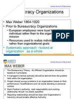 Max Weber 1864-1920 - Prior To Bureaucracy Organizations