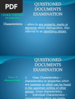 Also For Midterm Exam Questioned Document Examination