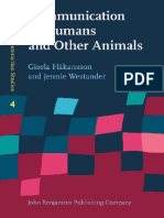 Håkansson - & - Westander - (2013) - Communication in Humans and Other Animals