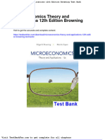 Microeconomics Theory and Applications 12th Edition Browning Test Bank