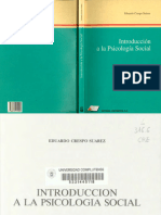 Crespo Suárez, E. (1995) - Introducción A La Psicología Social. Madrid Universitas. Pp. 53-64, Apartado Los Inicios de La Psicología Social.