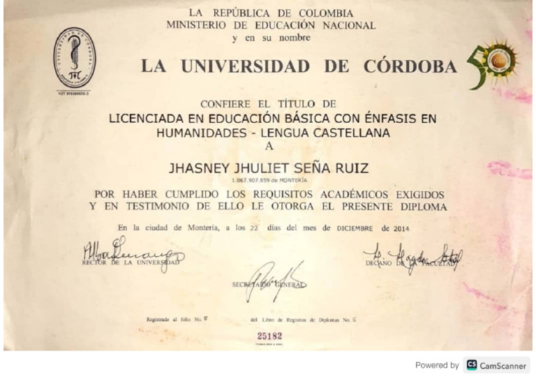 Diploma Universidad PDF