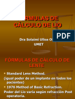 fORMULAS DE LIO