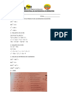 Examen Bimestral de Matematica Cuarto - Iibimestre