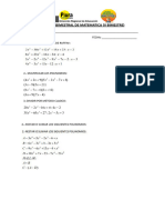 Examen Bimestral de Matematica Tercero - Iibimestre