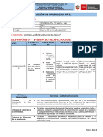 Sesión de Aprendizaje Nuevo Esquema #21