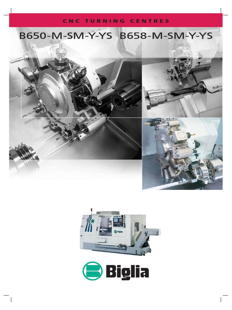 Biglia B650/B658 Turning Centers Overview | PDF | Numerical Control ...