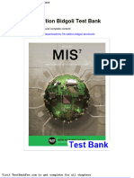 Mis 7th Edition Bidgoli Test Bank