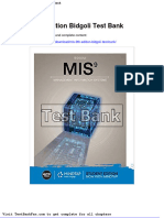 Mis 9th Edition Bidgoli Test Bank