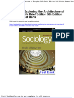 Sociology Exploring The Architecture of Everyday Life Brief Edition 5th Edition Newman Test Bank