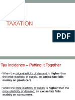 Tax Incidences