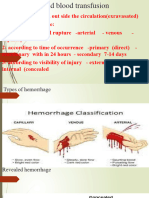 4 - Hemorrhage and Blood Transfusion