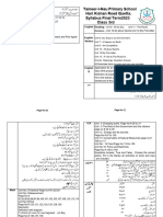 Final Term Syllabus 3rd