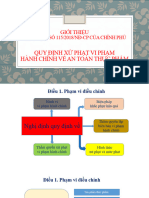 XỬ PHẠT VI PHẠM AN TOÀN VỆ SINH THỰC PHẨM