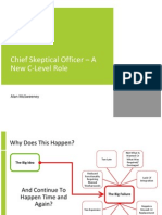 The Chief Skeptical Officer - A New C-Level Role